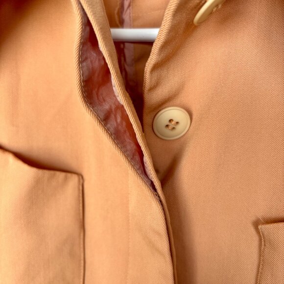 Vintage Women’s Tahari Skirt Suit Set in Terracotta Peach Size 6 - Picture 7 of 16